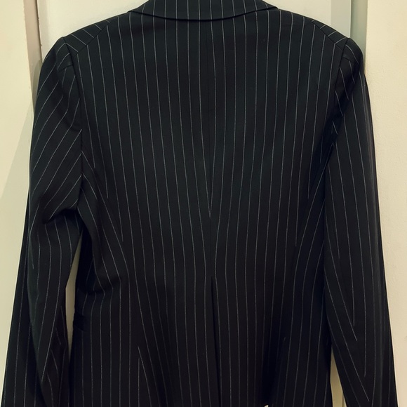Theory Pinstripe Jacket in Cotton - Picture 3 of 4